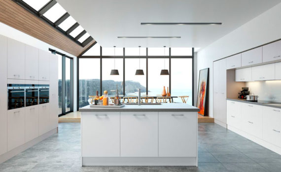 Belair Kaskmir & White Painted Kitchen