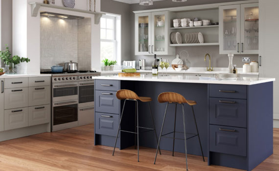 Chatham Serica Light Grey & Marine Blue Kit