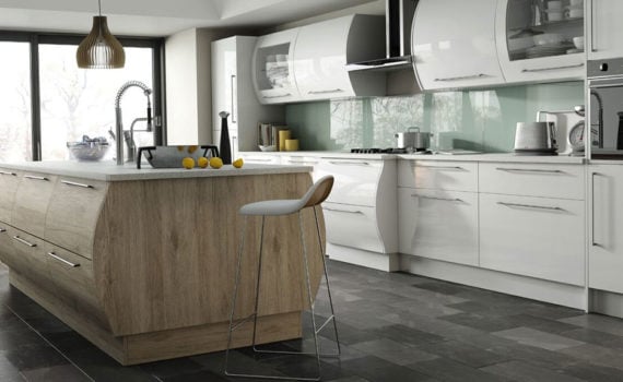 Duleek Terra & White Gloss Kitchen