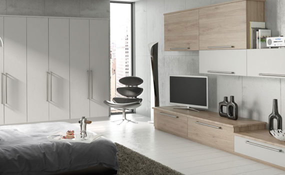 Galaxy Legno White Bedroom