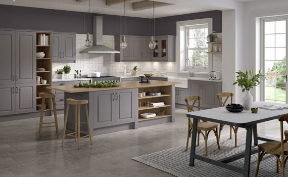 Lincoln Serica Dust Grey Kitchen