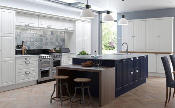 Stockholm Porcelain & Marine Blue Kitchen